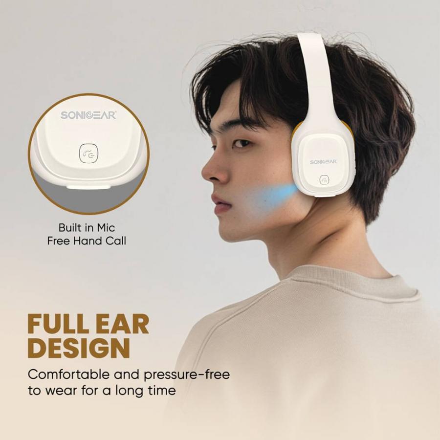 SONICGEAR BT5.4 OVER-EAR HEADPHONES AIRPHONE 5 CARBON