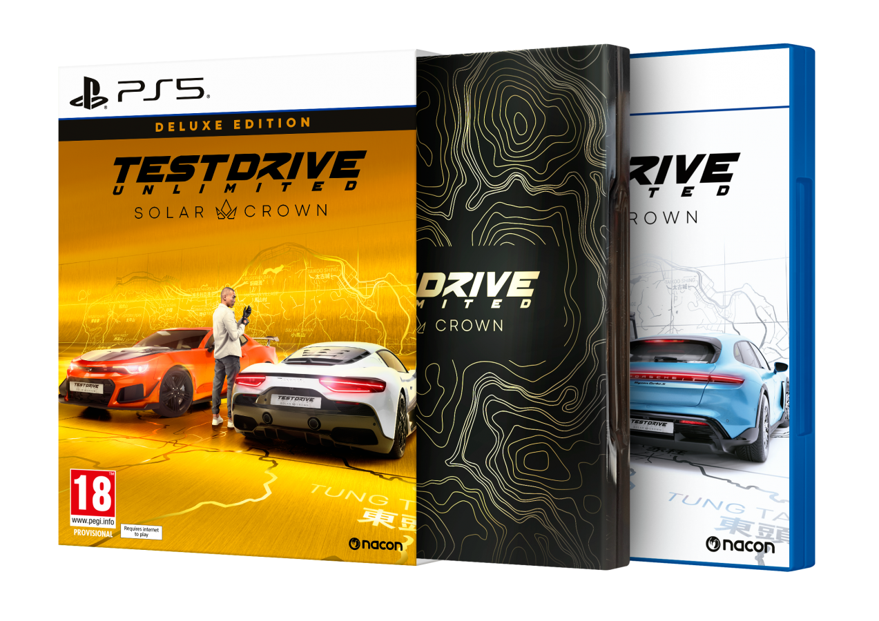 Test Drive Unlimited Solar Crown Deluxe Edition PS5 NEW
