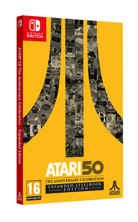 Atari 50 Anniversary Celebration Expanded Steelbook Edition Nintendo Switch  NEW