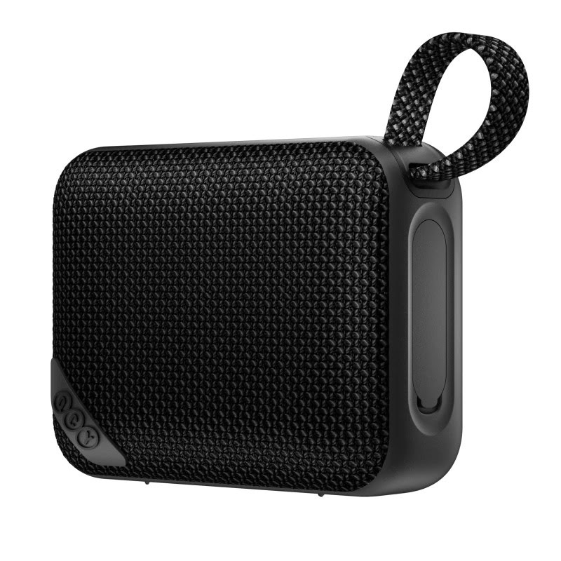 QCY SP2 Black - Pocket Size IP67 RGB BT Speaker Deep Punch Bass TWS Stereo Subwoofer 17h