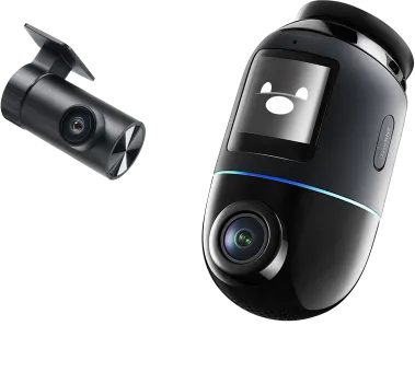70mai Dash Cam 4K Omni 360° + Reaview Full View with Dual Sony STARVIS 2, AI 2.0 & 4G LTE (X800-2)