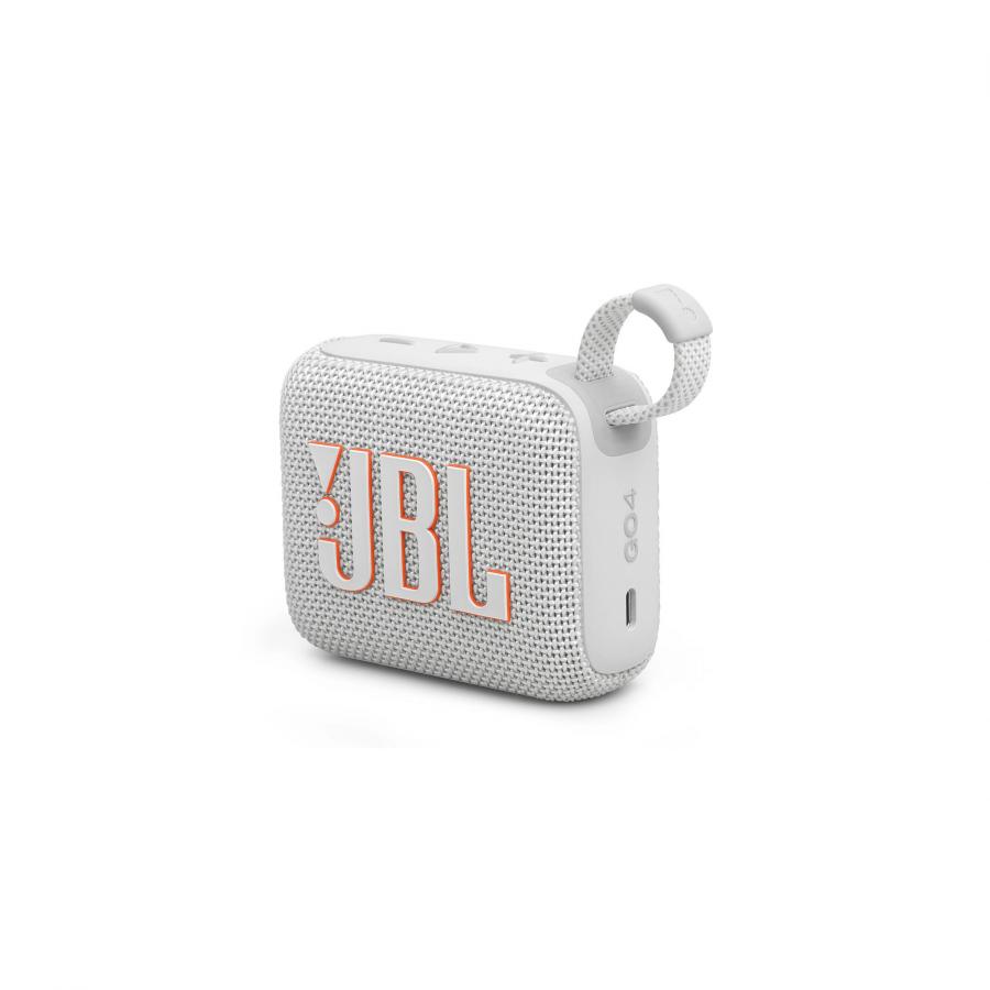 JBL GO4  Portable Bluetooth Speaker, Water/Dust proof IP67, (White)