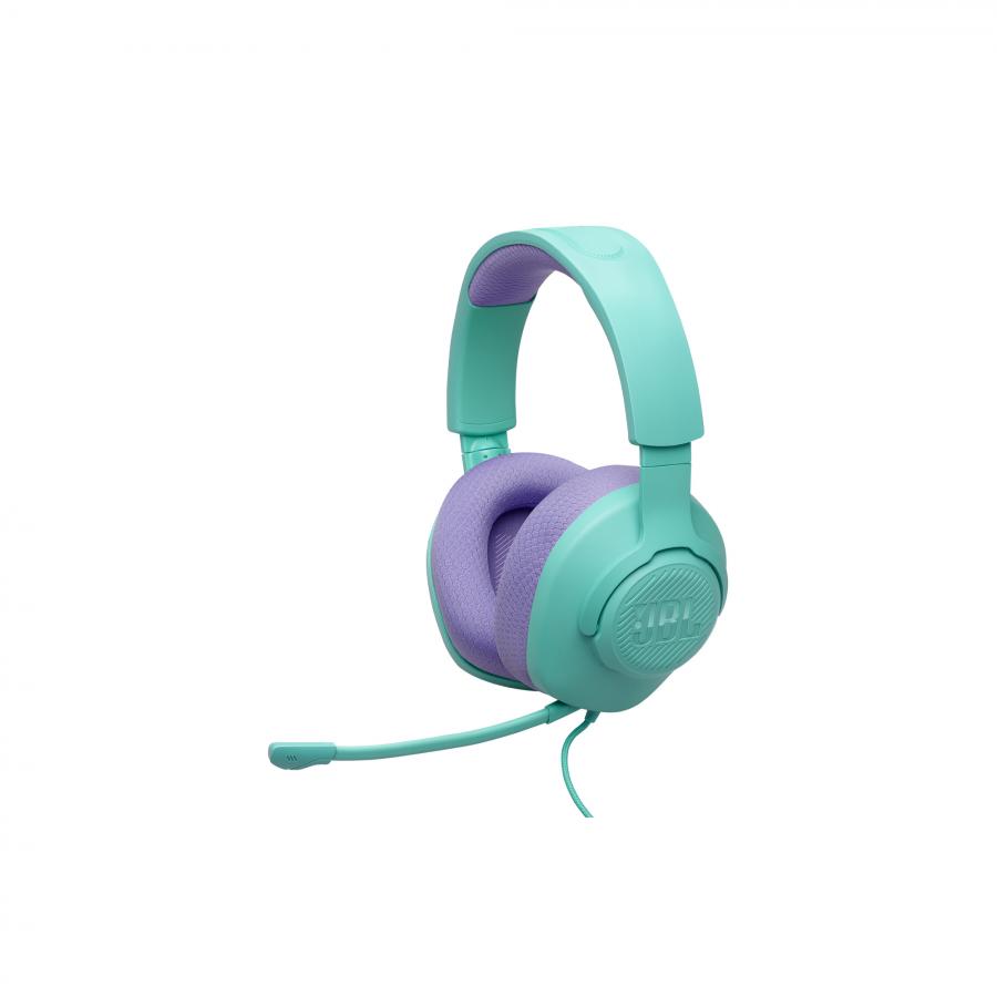 JBL Quantum 100M2, Over-Ear Wired Gaming Headset (Cyan)