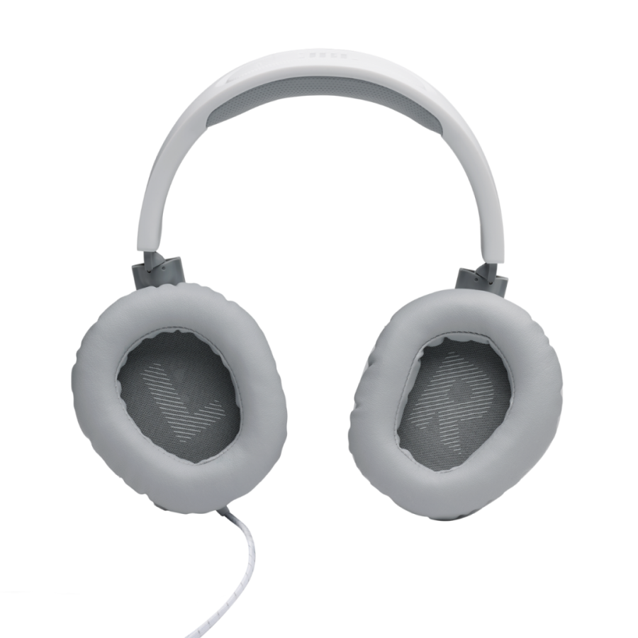 ----JBL Quantum 100, Over-Ear Wired Gaming Headset (White)---