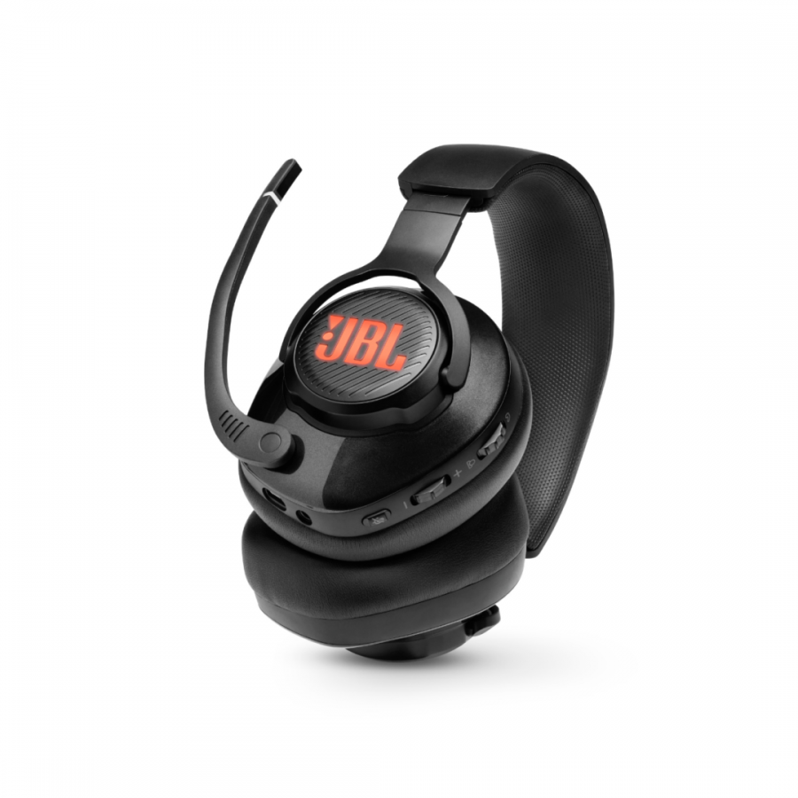 JBL Quantum 400, Over-Ear Wired Gaming Headset, Surround, RGB (Black)