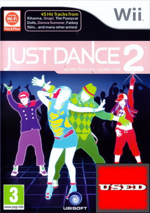 Just Dance 2 Wii USED (English Game / French Cover)
