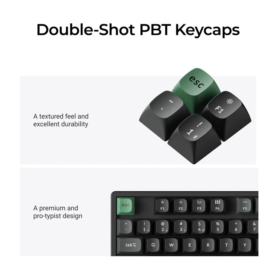 Keychron K2 Ultra (K2U-J1) ZMK Wireless 8K Mechanical Keyboard Red Switch (Hot-Swap) 75% Us Layout
