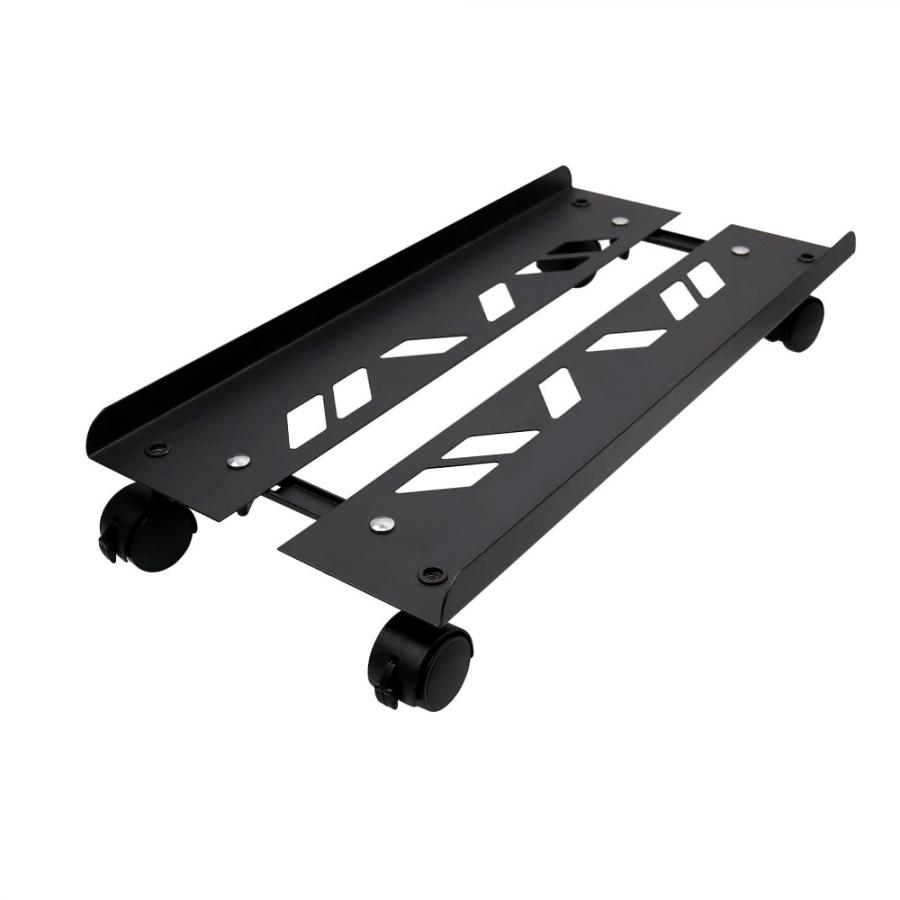 LAMTECH ADJUSTABLE PC STAND WITH WHEELS MAX 30KG BLACK