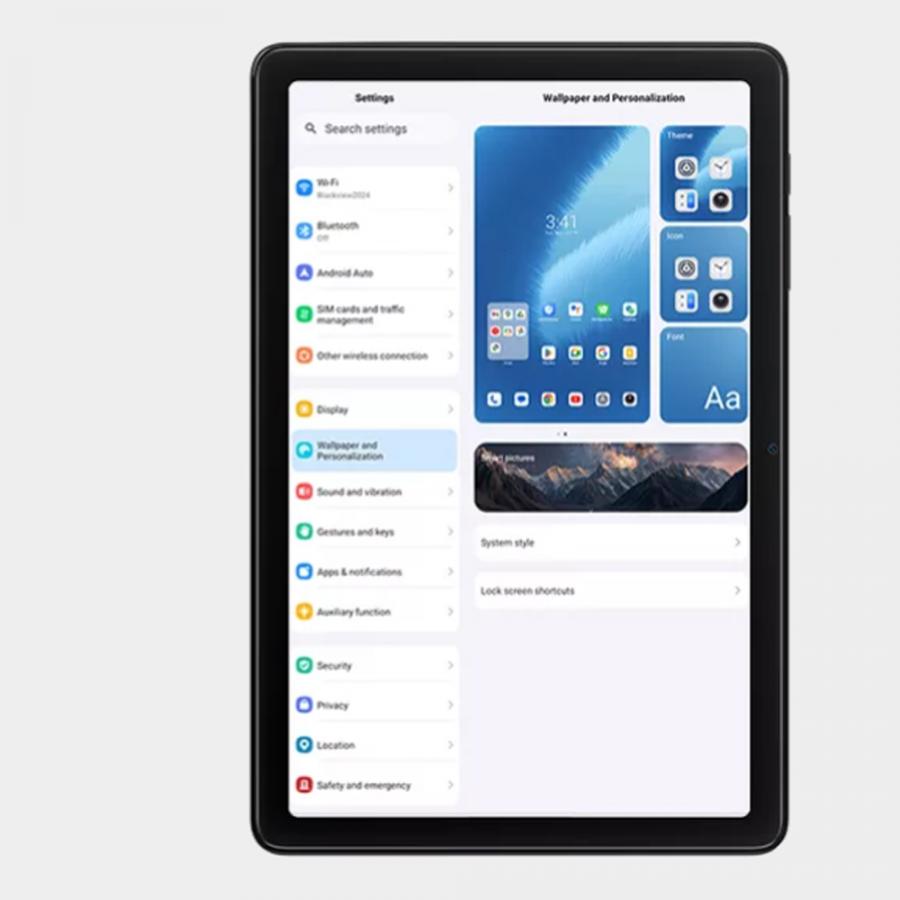 BLACKVIEW OCTA-CORE 12.7' TABLET SET (6GB+256GB) WIFI ANDROID 15 STARRY GREY