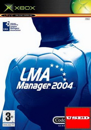 LMA Manager 2004 XBOX USED