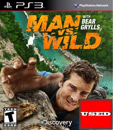 Man vs Wild:With Bear Grylls PS3 USED (NTSC/No Manual)