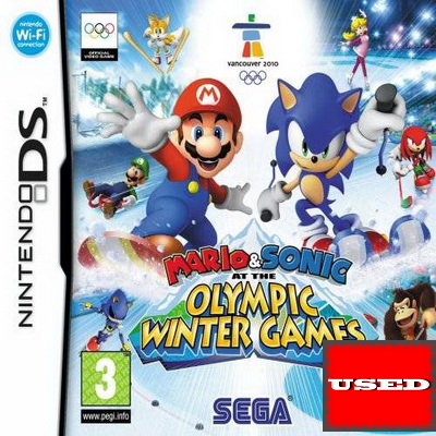 Mario & Sonic at the Olympic Winter Games DS USED