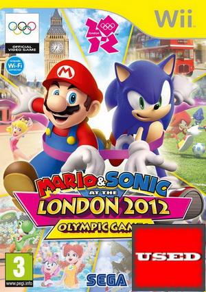 Mario & Sonic London 2012 Olympic Games Wii USED