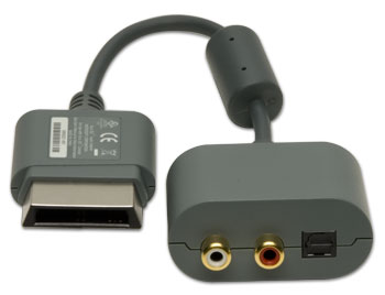 Original Microsoft Xbox 360 Audio Adapter USED (UNBOXED)