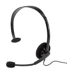 Microsoft Original Xbox 360 S Wired Headset Black USED (UNBOXED)