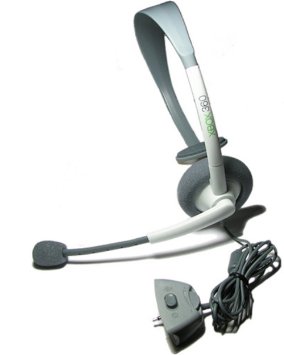 Microsoft Original Xbox 360 S Wired Headset White USED (UNBOXED)