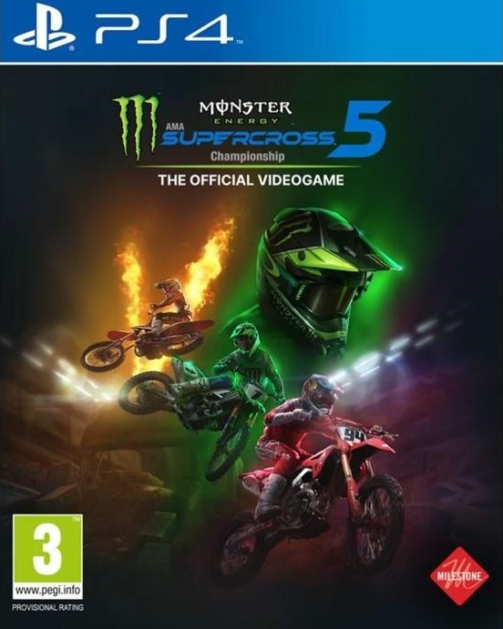 Monster Energy Supercross  5    PS4  NEW