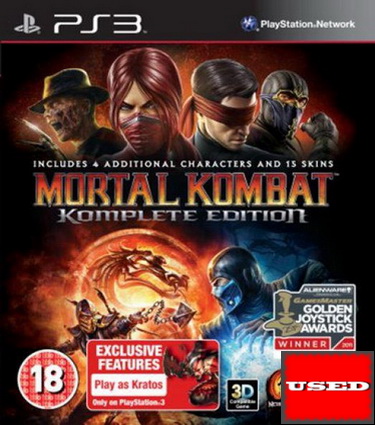 Mortal Kombat Komplete Edition PS3 USED