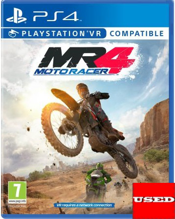 Moto Racer 4 PS4 VR Compatible USED ( VR Requires a network Connectiom)