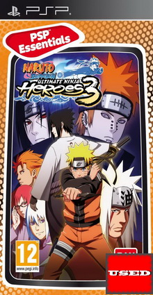 Naruto Shippuden: Ultimate Ninja Heroes 3 (Essentials) PSP USED