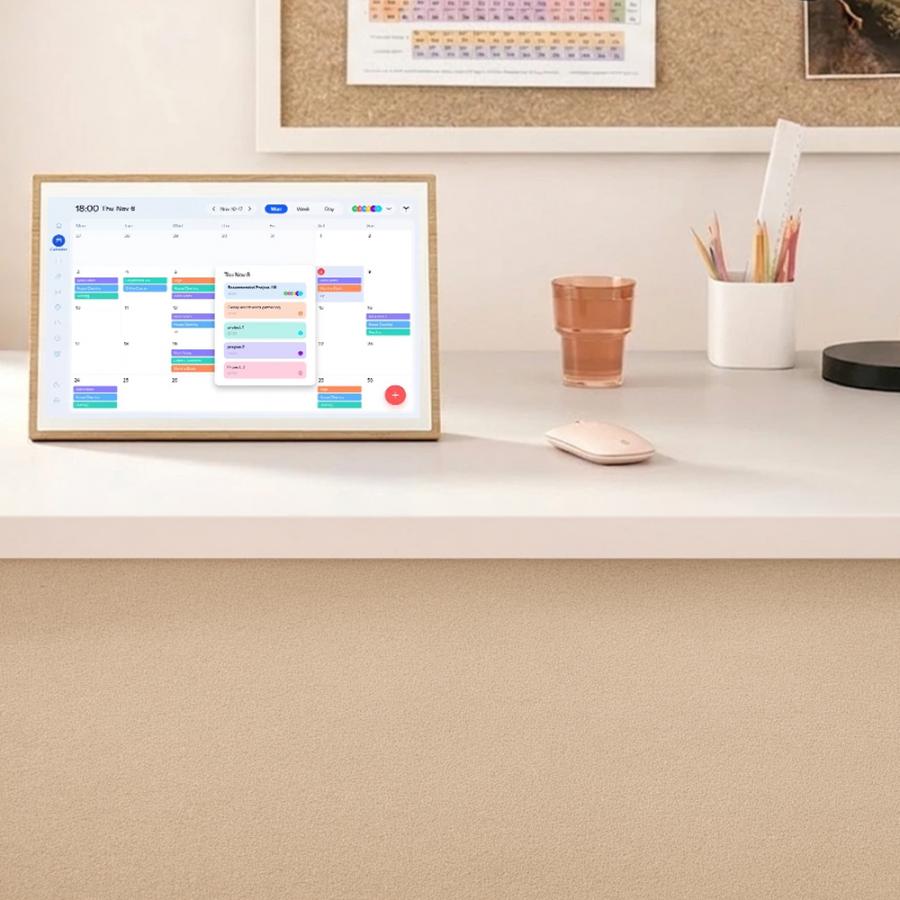 BLACKVIEW 10.1' wifi DIGITAL CALENDAR (2GB+32GB) ANDROID 11 NATURAL WOOD