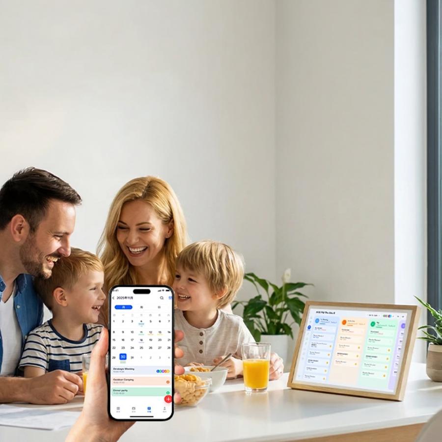 BLACKVIEW 10.1' wifi DIGITAL CALENDAR (2GB+32GB) ANDROID 11 NATURAL WOOD