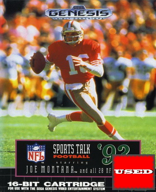 NFL Sports Talk Football '93 MD USED