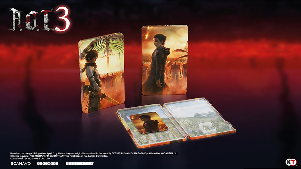 Attack On Titan 3 Steelbook   Launch Edition   Nintendo Switch NEW  + Preorder B.
