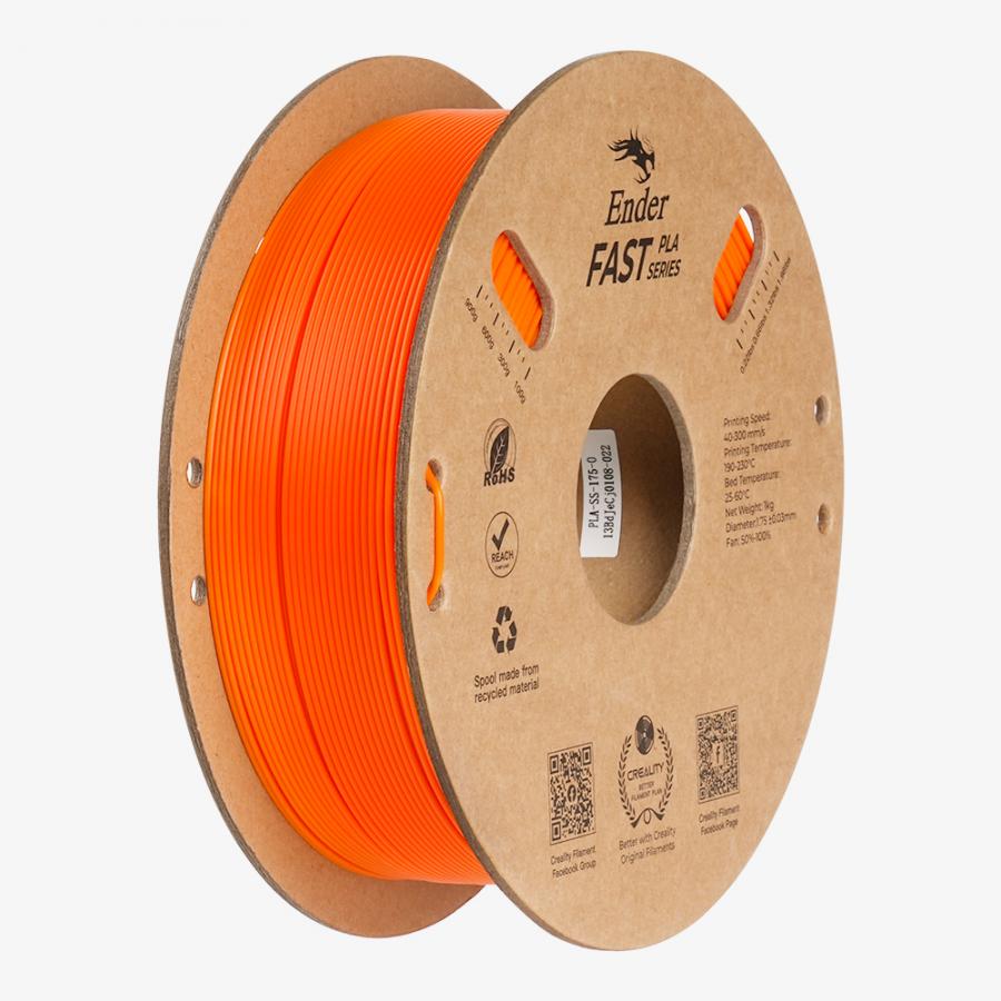 Creality Ender Fast PLA Orange 3D Printer Filament  1 kg Spool,1.83