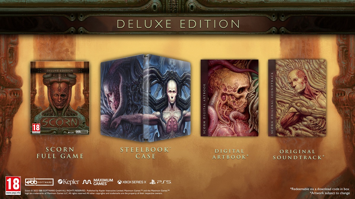 Scorn Deluxe Edition PS5 NEW