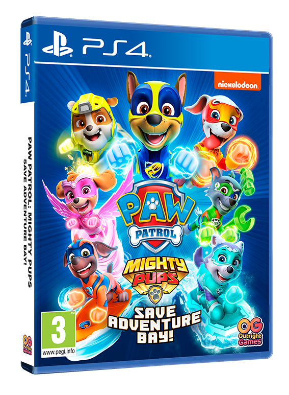 Paw Patrol Mighty Pups Save Adventure Bay! PS4 NEW