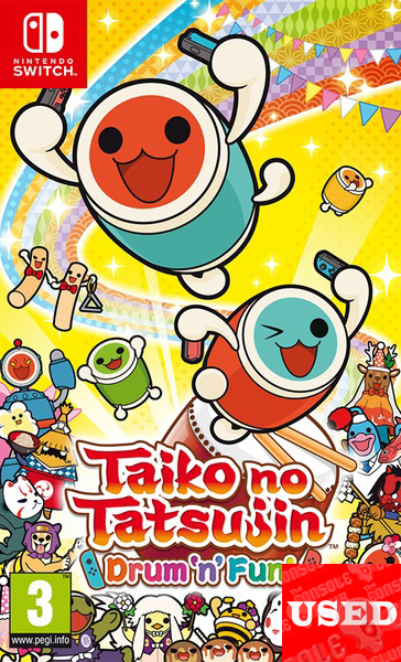 Taiko No Tatsujin Drum'n'Fun NSW  USED (Game Only)