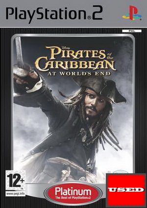 Pirates of the Caribbean: At World's End (Platinum) PS2 USED (No Manual)