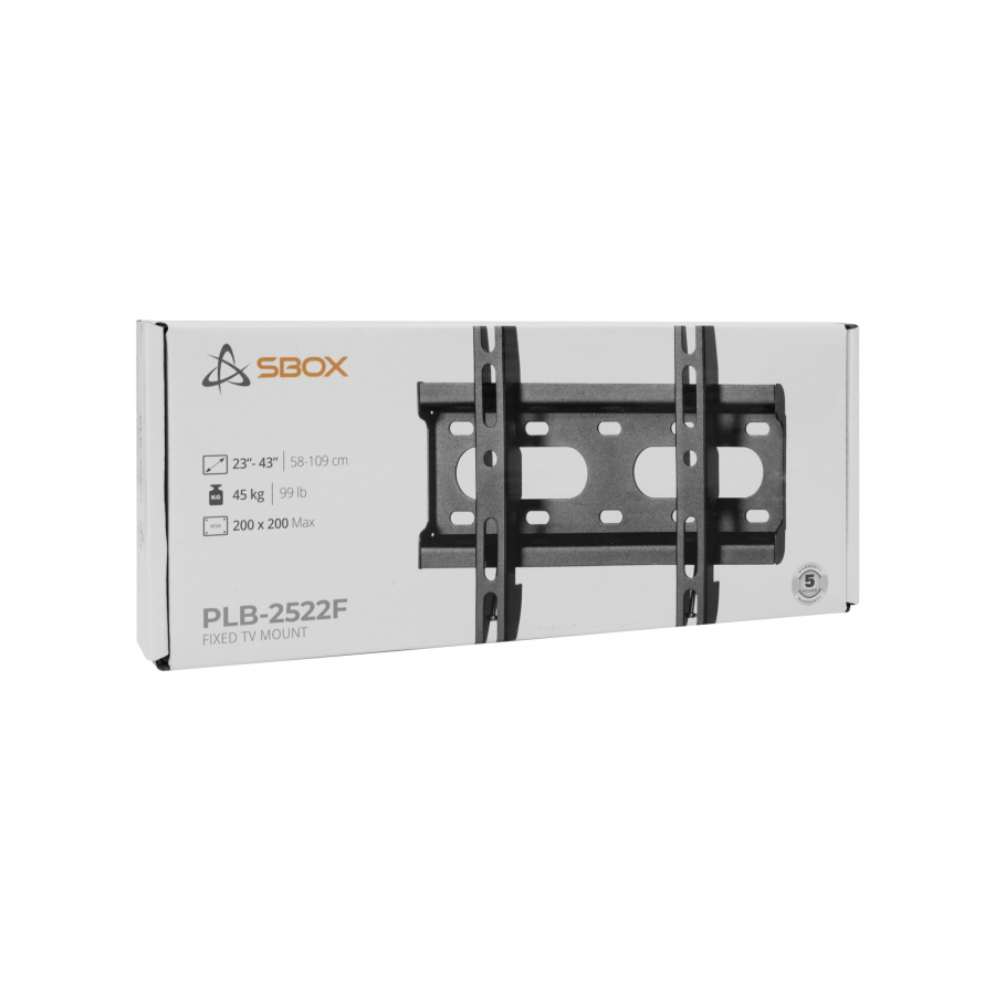 SBOX WALL MOUNT  23' - 43' / 58 cm - 109 cm VESA 200x200 MAX
