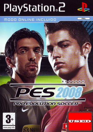 Pro Evolution Soccer 2008 PS2 USED