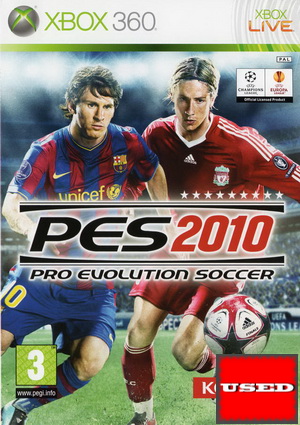 Pro Evolution Soccer 2010 X360 USED (No Manual)