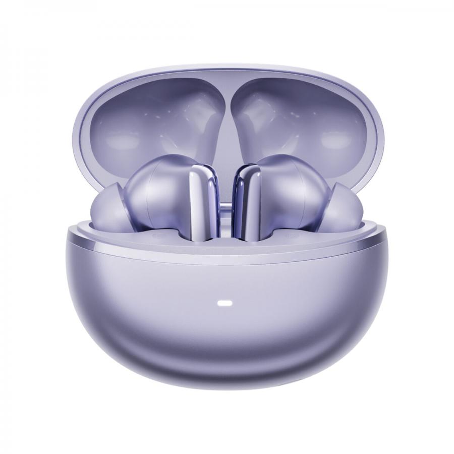 QCY Melobuds N70i ANC Purple - 56db ANC TWS Hi-Res Earbuds LDAC BT 6.0 IPX5 Wireless charge 50h