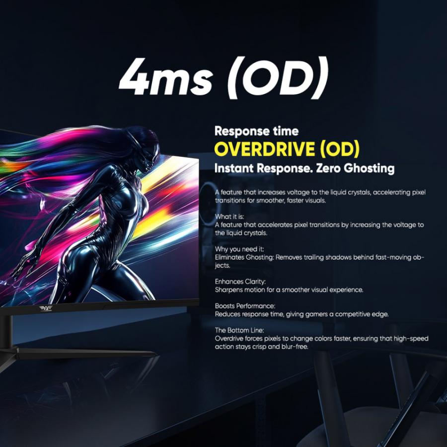 ARMAGGEDDON CURVED ULTRA WIDE GAMING MONITOR 34' PIXXEL+ XTREME SERIES SUPER G180 G-SYNC BLACK