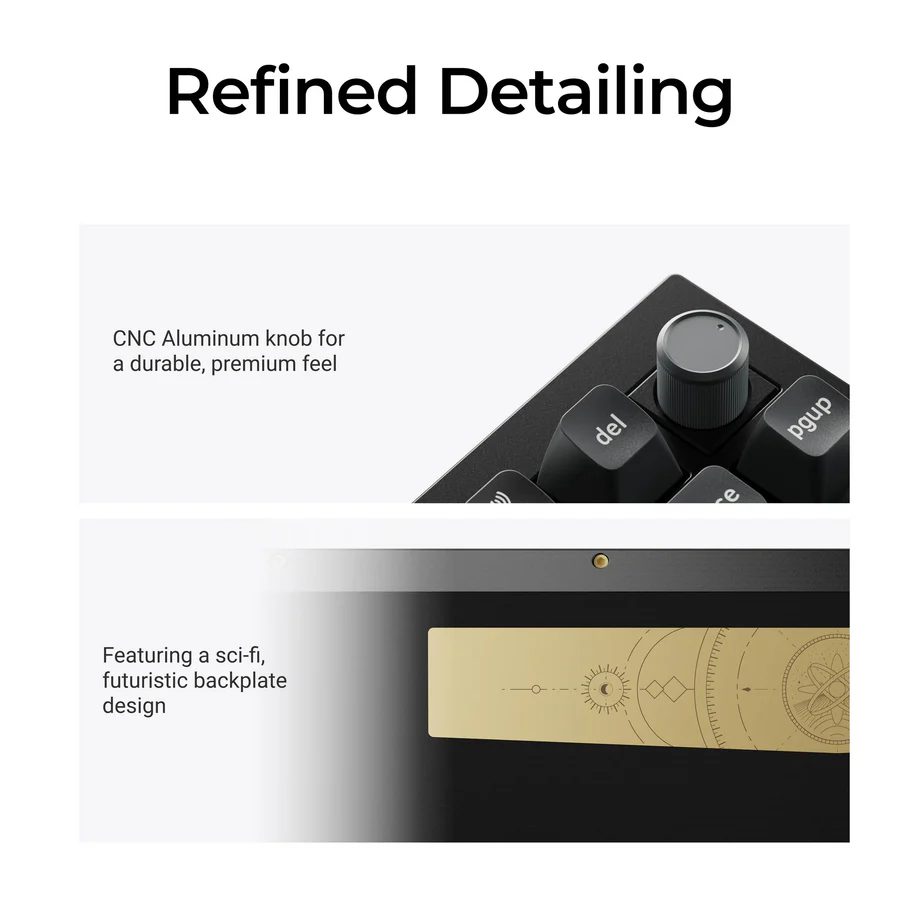 Keychron Q3 Ultra (Q3U-M3) ZMK RGB 8K Wireless Custom Mechanical Keyboard-Banana Switch 80% US
