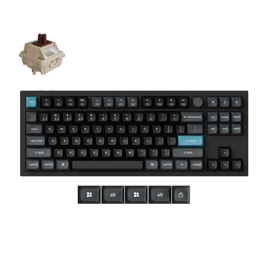 Keychron Q3 Ultra (Q3U-M3) ZMK RGB 8K Wireless Custom Mechanical Keyboard-Banana Switch 80% US