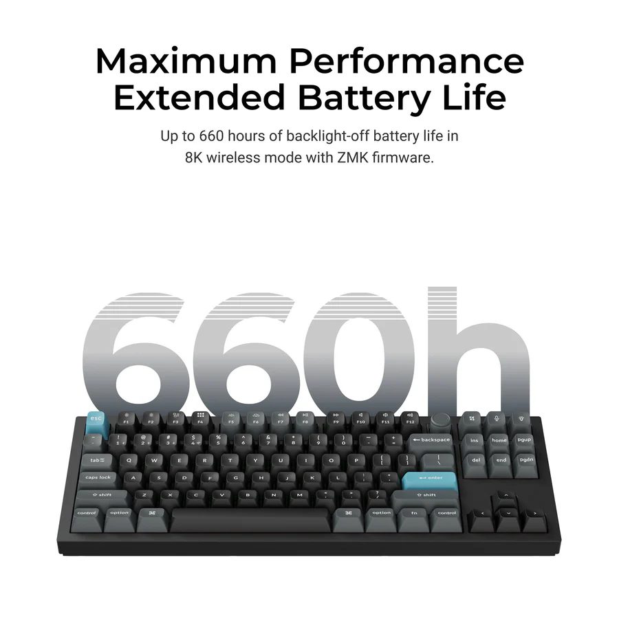 Keychron Q3 Ultra (Q3U-M3) ZMK RGB 8K Wireless Custom Mechanical Keyboard-Banana Switch 80% US
