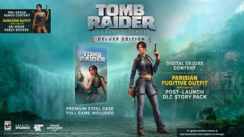 Tomb Raider : Legacy of Atlantis  - Deluxe  Edition   Nintendo Switch 2  NEW 