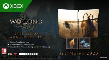 Wo Long Fallen Dynasty Steelbook Day1 Edition  Xbox Series X NEW