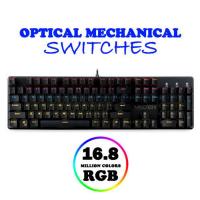 ARMAGGEDDON OPTICAL MECHANICAL RGB KEYBOARD MKO-13R BLACK