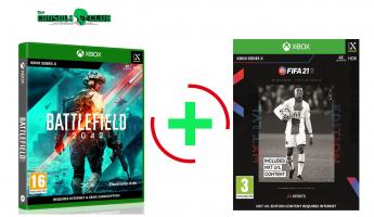 Battlefield 2042  XBOX Series X  +  FIFA 21 Next Level  XBOX Series X  NEW