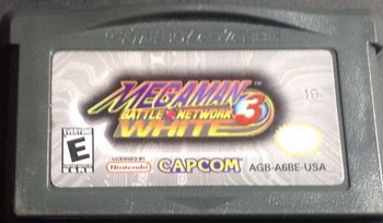 MegaMan Battle Network 3 White GameBoy Advance UNBOXED (NTSC)