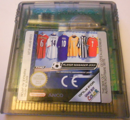 Player Manager 2001 GameBoy Color UNBOXED