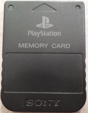 Official PSX Memory Card Black (UNBOXED)