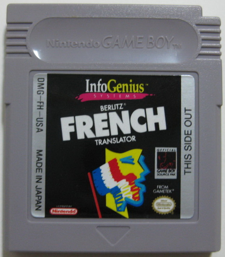 Berlitz French Translator GameBoy UNBOXED