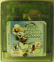 NHL Blades Of Steel 2000 GameBoy Color UNBOXED (Worn Sticker) (NTSC)
